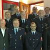 Die Geehrten der Feuerwehr Holzheim, im Bild hinten von links Roland Buchholz (seit 20 Jahren Mitglied), KBM Olaf Dehlau und Jugendwart Fabian Peter. In der Mitte von links: (seit zehn Jahren) Ehrenmitglied Johann Demharter, Kommandant Bernd Friegel und Bernhard Wunderle (25 Jahre). Vorne von links Schriftführer Michael Rupp, Zweiter Bürgermeister Simon Peter, Erster Vorsitzender Christian Eschke, Zweiter Vorsitzender Dominik Haringer und Michael Dehler (30 Jahre). 	