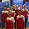 Das Team des 1. Schwimmvereins Nördlingen beim Mugele-Cup in Schwäbisch Gmünd.  	