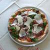 So schaut die Pizza Rusticana von Pizzabäcker Christian Russo in der Villa Castelli aus.