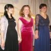 Hisako Yoshikawa, Julia Chalfin und Silvia Mütterlein (von links) gestalteten im Silvestersaal ein Konzert unter dem Motto „Schon wieder Frühling“. 	