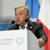 Guterres warnte, die Welt stecke wegen des Klimawandels in großen Schwierigkeiten.