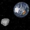 Illustration: Asteroid 2012 DA14 hat einen Durchmesser von rund 45 Metern. Foto: NASA/JPL-CALTECH dpa