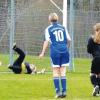 Dreimal musste sich die Torhüterin des SV Bonstetten bei der 2:3-Niederlage in Thierhaupten geschlagen geben. 