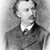 Der erste Windacher Lehrer, von dem ein Foto existiert: Johann Baptist Metzger. Er unterrichtete von 1875 bis 1882. 