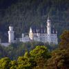 Das Schloss Neuschwanstein im Morgenlicht.