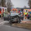 Zu einem schweren Verkehrsunfall kam es heute Vormittag an der Auffahrt zur A96 im Landsberger Osten. 