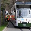 In der Augsburger Remboldstraße ist eine Straßenbahn der Linie 64 entgleist. Es gab zahlreiche Ausfälle und Verspätungen: Es wurde niemand verletzt.