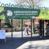 Die Tore des Augsburger Zoos sind derzeit geschlossen.  	
