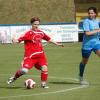 Barbara Schmid (rotes Trikot) köpfte den 2:1-Siegtreffer gegen den FC Donauwörth