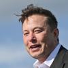 Tesla-Chef Elon Musk im September bei seinem Besuch in Grünheide.