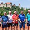Die Harburger Meistermannschaft: (von links) Siggi Mugrauer, Gerhard Meyer, Helmut Rief, Walter Reitsam, Hans Hertle und Hannes Hingst.  	