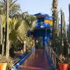 Der Jardin Majorelle in Marrakesch ist ob seiner blauen Fassaden berühmt. 