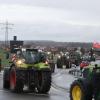 Protest der Landwirte: Wie hier in Thüringen gibt es auch an vielen anderen Orte Kundgebungen.