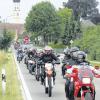 Der Motorradkorso zum Marktfest ist beliebt. Zuvor ist ein Open-Air-Gottesdienst geplant.  