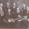 Dieses Foto ist Mitte der 1920er Jahre entstanden, wenige Jahre nach der Gründung. Darauf sind unter anderem der Gründer der Formation, Theodor Bachschmid (sitzend, ganz links) sowie daneben Kaplan Frankl zu sehen. Nun ist die Zukunft des Vereins ungewiss, aber nicht hoffnungslos. 