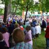 Größtenteils verregnet war in Schwabmünchen das Siedlerfest in diesem Jahr in der Wertachau. 	 	