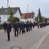 Am Festumzug in Prittriching beteiligten sich 16 Wehren mit 350 Feuerwehrfrauen und -männern.