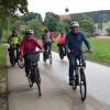 Tausende Radlerinnen und Radler aus der Region waren am Sonntag beim Radelspaß im östlichen Landkreis Dillingen unterwegs. Für E-Bike-Fahrer war der Anstieg in Hirschbach mühlos zu bewältigen. 