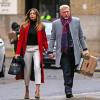 Boris Becker und Lebensgefährtin Lilian de Carvalho Monteiro bei ihrer Ankunft am Montag am Southwark Crown Court in London. 
