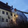 Der Großbrand im Schloss Emersacker war einer der größten Einsätze für die Feuerwehr Emersacker im vergangenen Jahr. 	