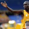 epa04401289 Kenyan athlete Jairus Kipchoge Birech reacts during the men's 3000m steeplechase race at the IAAF Continental Cup in Marrakesh, Morocco, 14 September 2014. EPA/ABDELHAK SENNA +++c dpa - Bildfunk+++ |