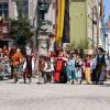 Perfektes Sommerwetter beim großen Frundsberg-Festumzug.