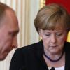 Wladimir Putin, Angela Merkel: Wie kein anderer Staats- oder Regierungschef hat die Kanzlerin nach der Annexion der Krim auf den Russen eingeredet. 