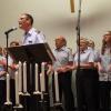 Solist Michael Kreuteler beeindruckte beim Gospelgottesdienst in der St.-Johannes-Kirche in Mering.