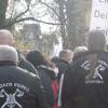 Mitglieder der rechtsextremen Vereinigung „Wodans Erben“ waren am Wochenende auf einer Augsburger Demo.  	