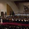 Die Audi-Jugendchorakademie begeisterte bei ihrem Auftritt zusammen mit dem Bayerischen Staatsorchester auch Papst Benedikt. 