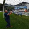 Neue Tornetze sollen den Landesliga-Fußballern des SC Ichenhausen bereits an diesem Mittwochabend (11. August) Glück bringen. Florian Gerl hat schon als Kind viel Zeit auf dem Ichenhauser Fußballplatz verbracht, seine Großeltern waren Wirte des Vereinsheims. Er is als Betreuer bei jedem Spiel dabei.