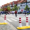 So sehen die Anti-Terror-Poller einer Gießerei aus Mecklenburg-Vorpommern aus, mit denen sich das Ordnungsamt in Landsberg beschäftigt.