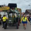 Buntes Treiben herrscht am Faschingssonntag auf Wehringens Straßen.