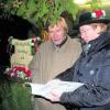 Eine Lesung mit Schauspieler Horst Janson fand in Eching beim Weihnachtsmarkt ebenfalls statt. Foto: Miriam Anton