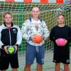 Die „Neuen“ bei den Bäumenheimer Handballherren: Trainer Christian Michalke (links), Co-Trainer Marek Hust (Mitte) und Torwart Markus Liehr. 	