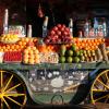 Obststand auf dem Djemaa el-Fna in Marrakesch.