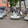 Viele Oldtimer Besitzer kamen zum 40 jährigen Bestehen des Oldtimer Club Augsburg in den Martinipark