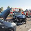 Bei einem Verkehrsunfall auf der B16 im Bereich Gundelfingen haben sich am vergangenen Samstagnachmittag sechs Personen verletzt. 