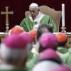 „Die Messe ist zu Ende“: Papst Franziskus am Sonntag, dem letzten Tag des Gipfeltreffens der katholischen Kirche.