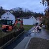 In dieser Woche noch herrschte Baustelle am Tatort in Illerkirchberg. Das düstere Eck bekommt eine Laterne.