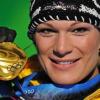 Siegerehrung: Riesch hat endlich ihr Olympia-Gold