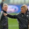 Cheftrainer Jupp Heynckes und Co-Trainer Peter Hermann (rechts) zusammen beim FC Bayern München im Jahr 2013.