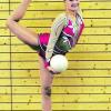 Carmen Vollmann, die Gymnastin des TSV Friedberg. Foto: Kleist