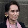 Myanmars vom Militär entmachtete Regierungschefin Aung San Suu Kyi, hier im Jahr 2019 in den Niederlanden.