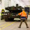 Die Bundeswehr nimmt auch mit Panzern an der Übung in Norwegen teil.
