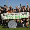 Als Meister der Bezirksliga Nord stiegen die Burgauerinnen in die Bezirksoberliga auf. 	