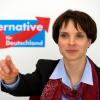Frauke Petry, Vorstandsmitglied und stellvertretende Sprecherin der Partei Alternative für Deutschland (AfD). Sie ist zielstrebig und ambitioniert. 