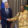 Der russische Außenminister Sergej Lawrow wurde kürzlich von seiner südafrikanischen Amtskollegin Naledi Pandor empfangen. 