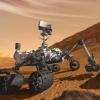 Künstlerische Darstellung vom «Curiosity»-Einsatz auf dem Mars. Foto: NASA/JPL-Caltech dpa
