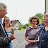Schulleiterin Christa Bobinger und ihre Kolleginnen Birgit Bach und Lena Wiedenmann hatten Gelegenheit drängende Probleme bei Kulturminister Michael Piazolo anzusprechen. 